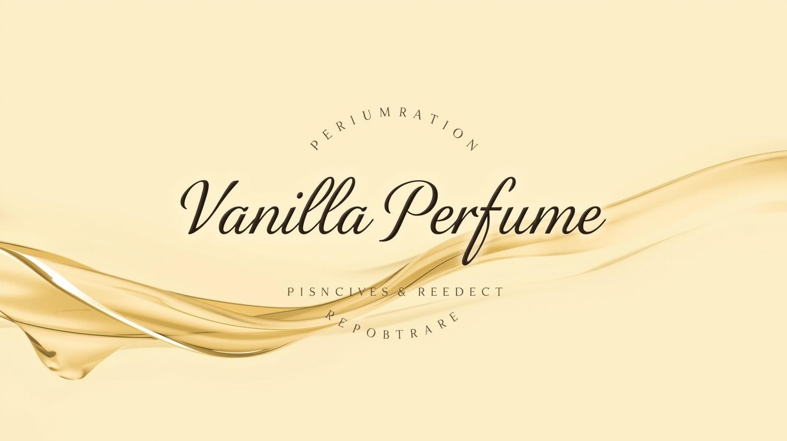 Vanilla Perfume